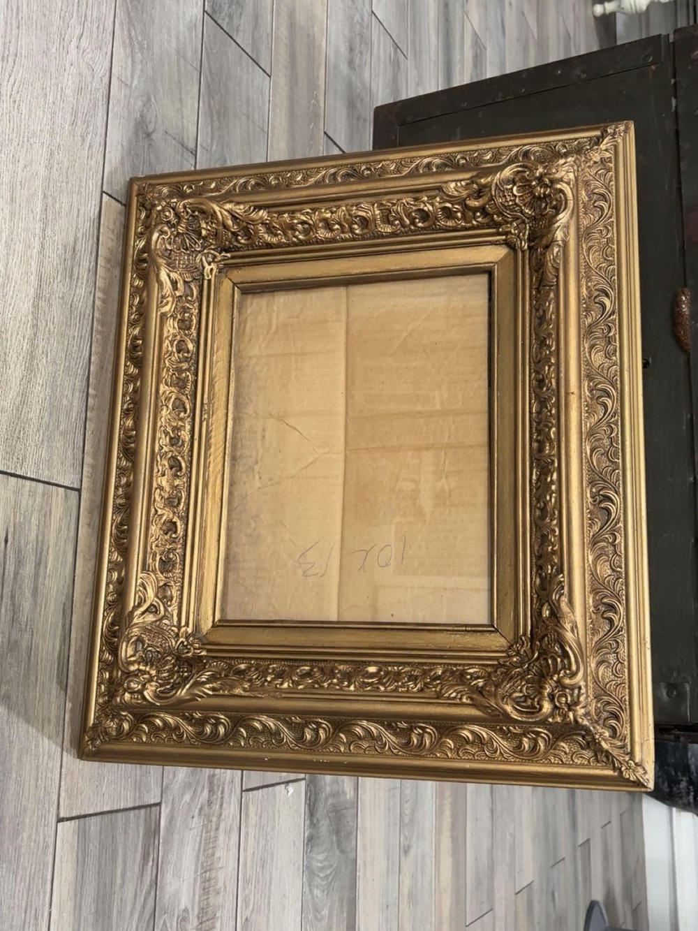 Old Ornate Gold Decorative Picture Frame